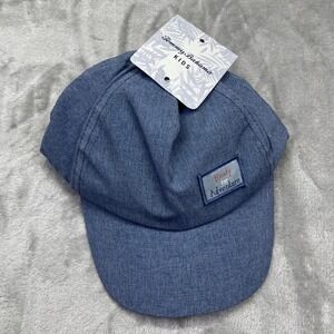 Tommy Bahama Kids Blue Baseball Cap Hat Ready for Adventure‎ NWT Beach Summer